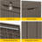 Outdoor Storage Box, 60 Gallon Deck Box Indoor And Outdoor Use, Waterproof Resin Storage Bin For Patio Cushions, Gardening Tools, Lockable, UV Resistant,-110590098