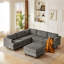 Canapé modulaire moderne, canapé convertible 6 places-1831350675