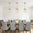 1-Light Gold Lantern Pendant With Glass Shade 