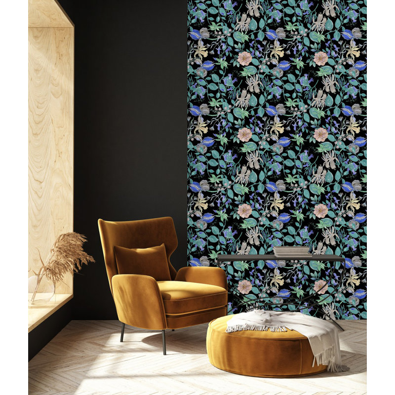 Floral Tile, 2.08' W x 10.42' L