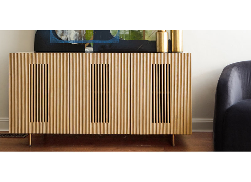 Lamar 66'' W Solid Wood Sideboard