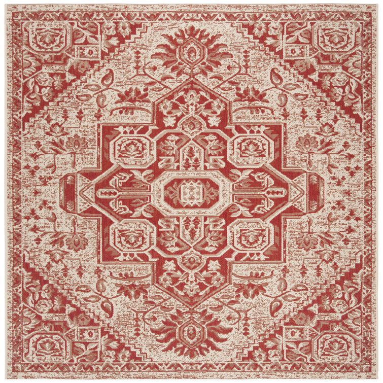 Donivin Beach House Performance Oriental Indoor/Outdoor Area Rug