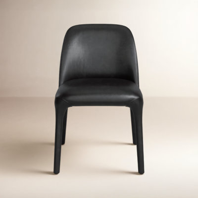 Omera Fully Upholstered Leather Dining Chair