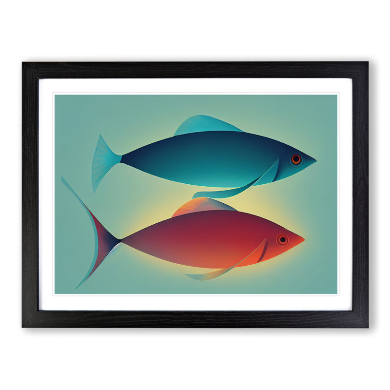 Unbelievable Fish - Framed Print, Black Framed, 34cm H x 46cm W x 2cm D