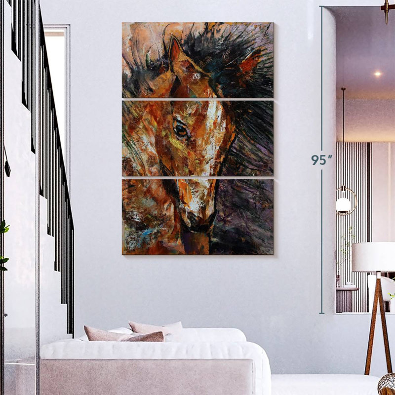 Brampt Colt Horse, 65" H x 42" W