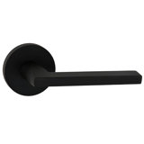 Flat Door Lever with Round Rosette