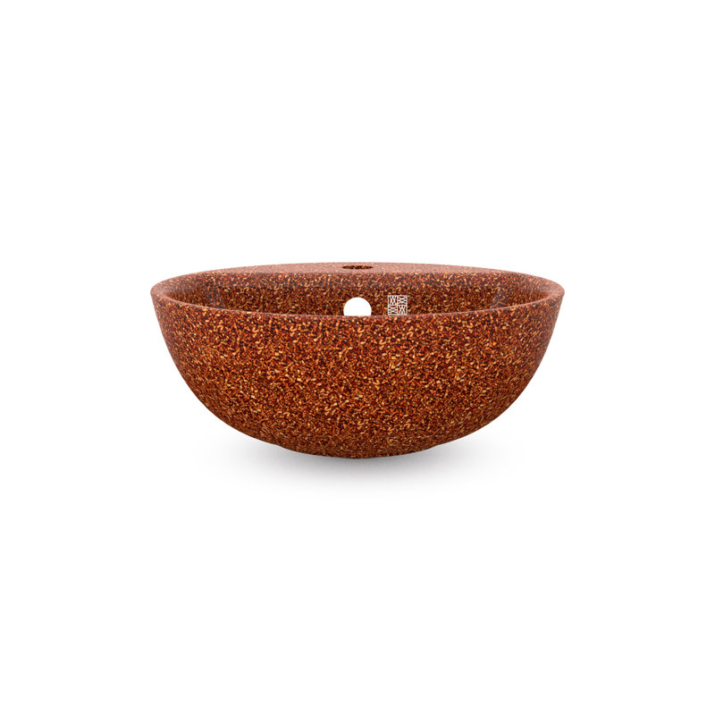 Soft40 15.75'' L Bathroom Sink, Clay