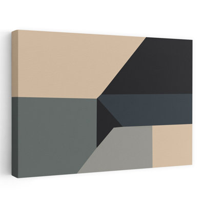 Modern Geometric Shapes Abstract Geometric Minimalist Wall Art Print