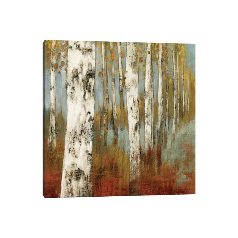 Along The Path II by Allison Pearce - Painting on Canvas, Wrapped Canvas, 45.72 cm H x 45.72 cm W x 1.91 cm D