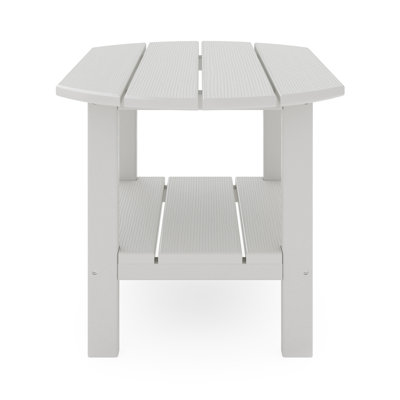Ippolito Oval Outdoor Side Table , 19'' in. W 25'' in. D