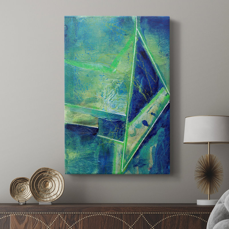 GeometricInCool II - galerie sur mesure Cavas, H 60 po x l 40 po