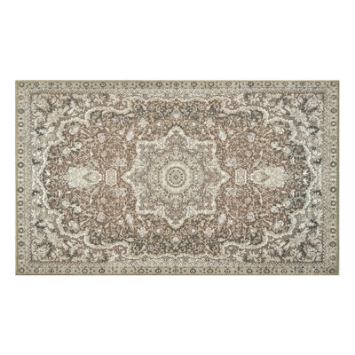 My Magic Carpet  Brown Washable Rug