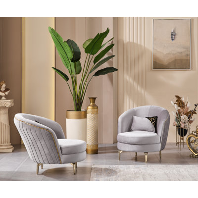 Kanka Accent Chair, Gray
