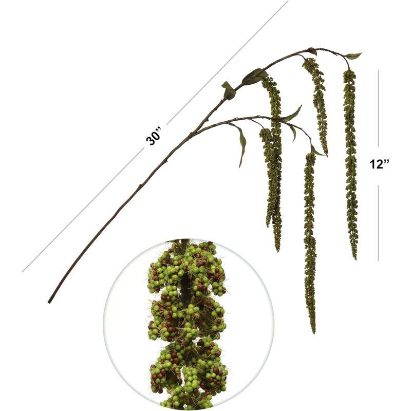32 po Amaranthus 32 po - Ensemble de 4 plantes artificielles