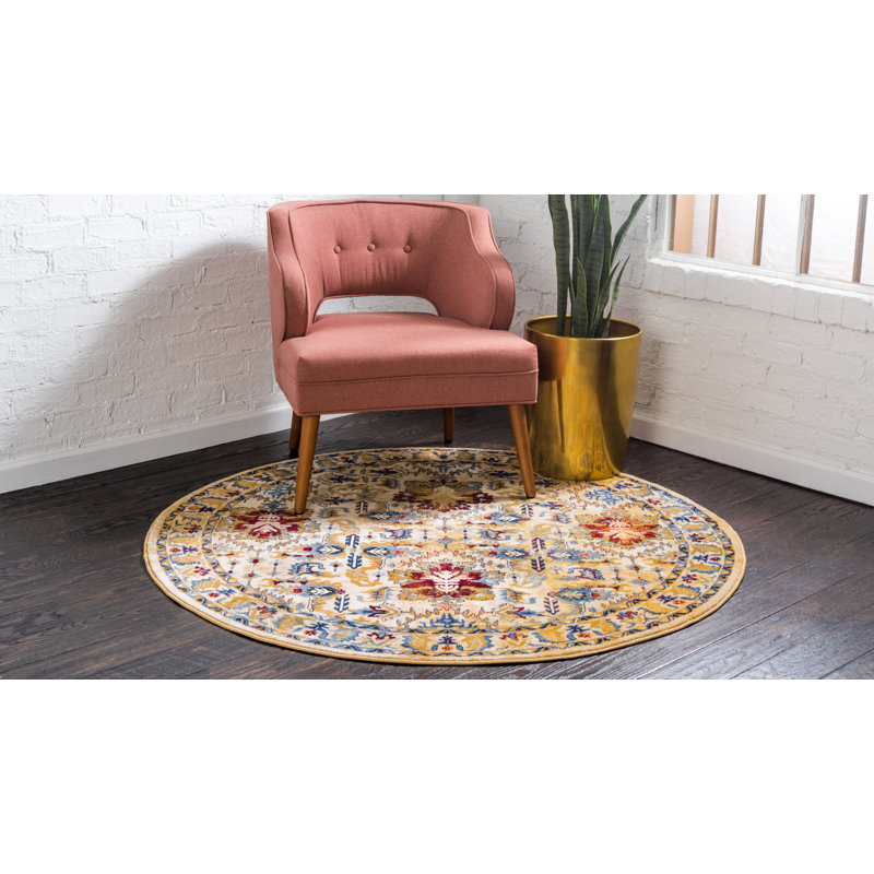 Tapis ivoire Angeliya, Carré 8 pi