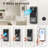 G6 Smart Keyless Entry Door Lock with Handle - APP & 2.4G Wi-Fi Control, Built-in Doorbell, Fingerprint & Keypad-111514945