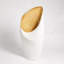 Cowl Lamp-White w/Leaf-Lg-50625056