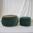 2-In-1Round Fabric Storage Ottoman - Footstool, Seat & End Table In One-86601316