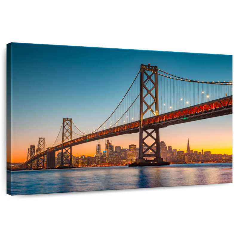 Lilie Oakland Bay Bridge Panorama, 8" H x 12" W