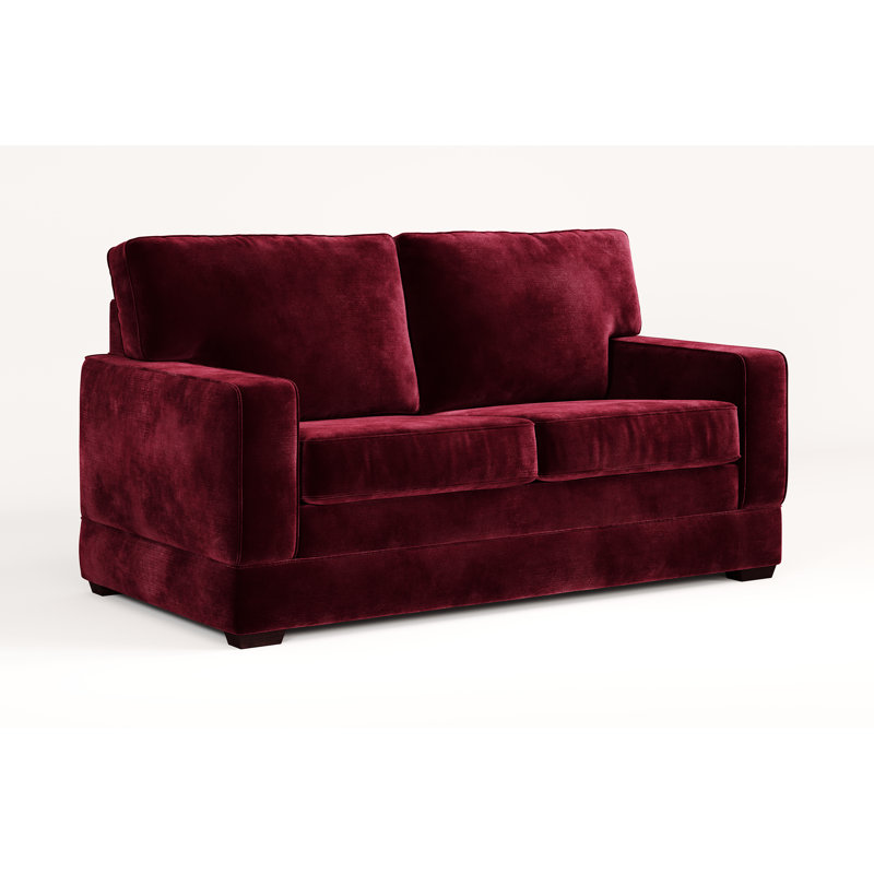 Jay-Be® Urban Sofa Bed with e-Pocket™ Mattress - Two seater - Luxe Velvet, Shiraz
