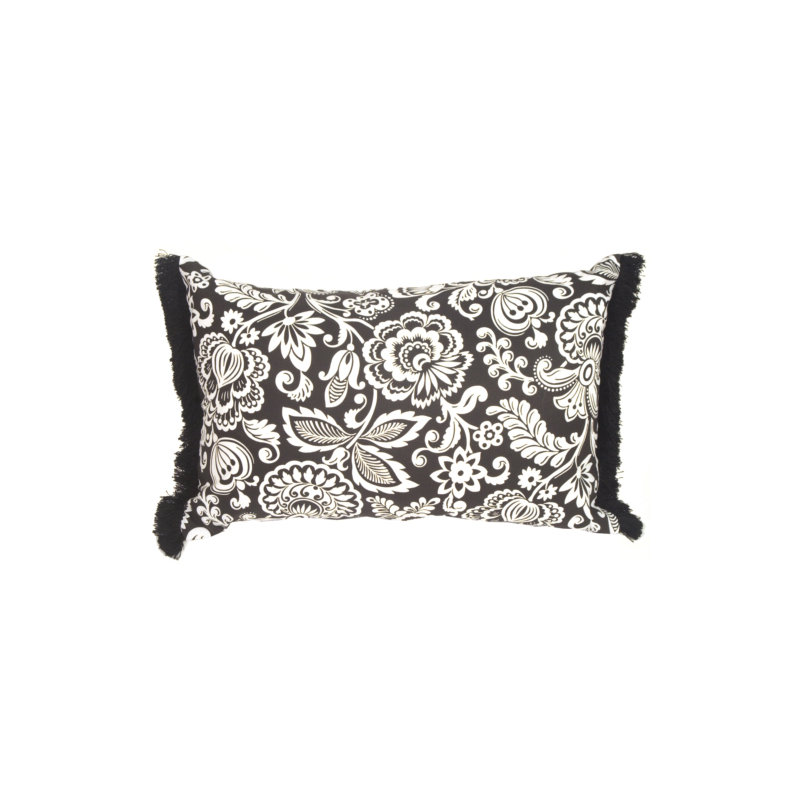 Coussin lombaire en coton fleur Eusebio