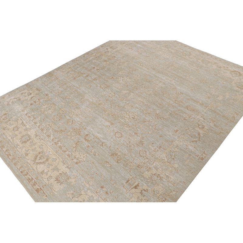 One-of-a-Kind Hand Knotted Area Rug, Rectangle 11'8" x 15'1"