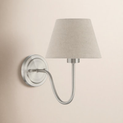 Beacon Single Light Brass Armed Sconce