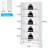 Duty Free-Standing Bookshelf Shelving Unit,White Display Case,70.8”