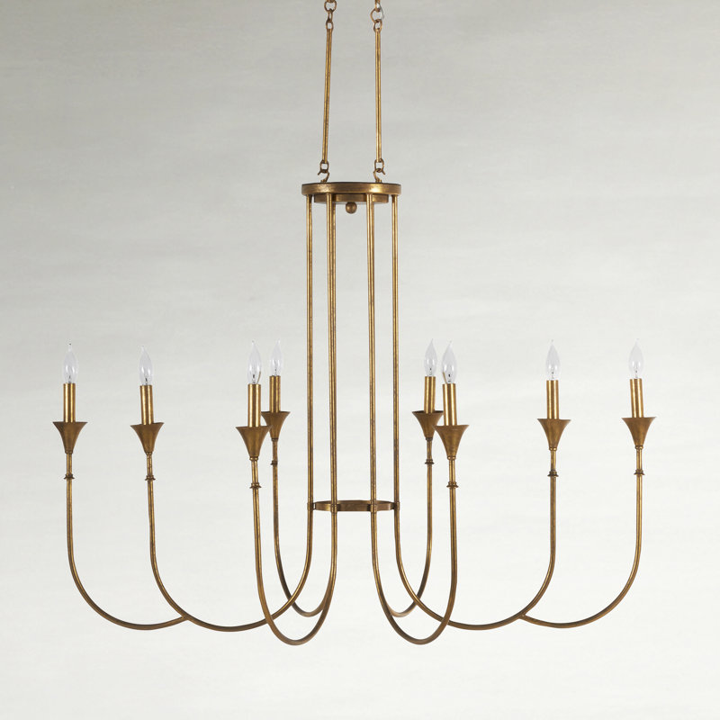Kathleen 8 - Light Candle Style Chandelier