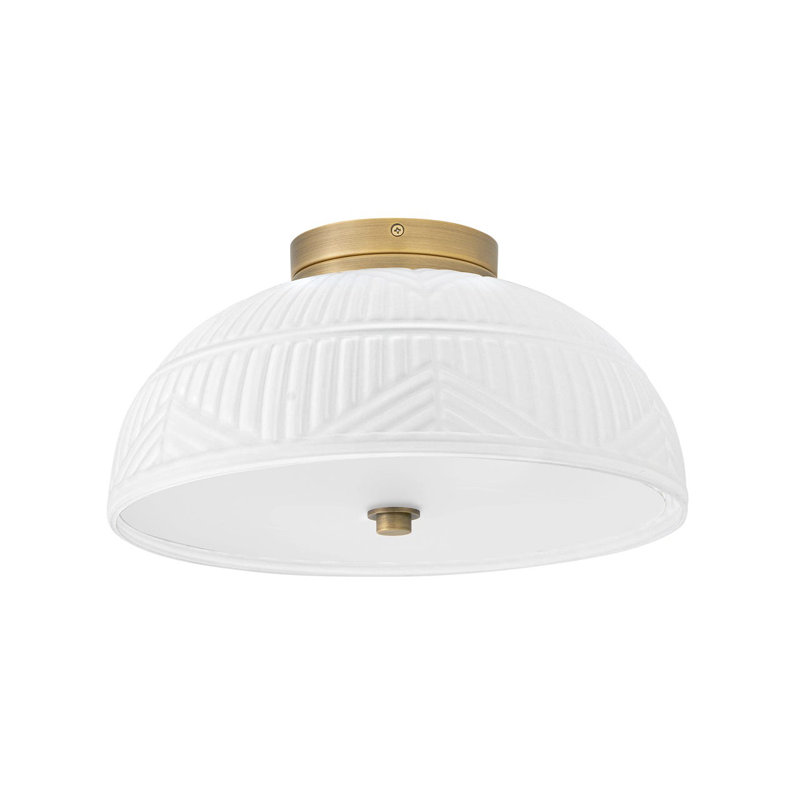 Devon Two-Light Flush Mount Bath Ceiling Light by Lisa McDennon