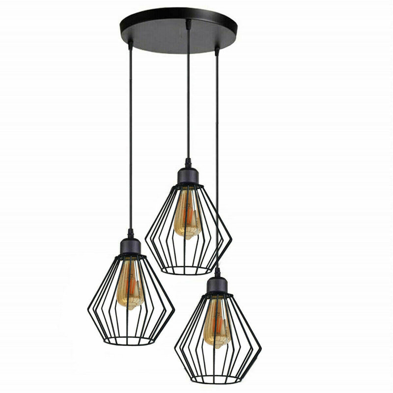 Augustin 3 - Light Black Pendant
