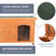  Brown Wood Insulated Dog House