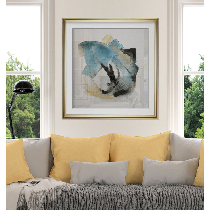 « artesian spring iv », reproduction, H 17,5 po x l 17,5 po x P 1,5 po, Cadre doré