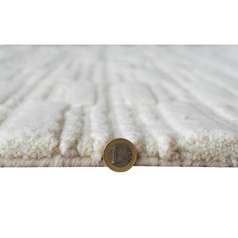 Tapis touffeté à la main Denali Elements - ivoire - 8 pi 6 po x 11 pi 6 po, 8 pi 6 po x 11 pi 6 po