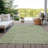  Machine Washable Indoor/Outdoor Chantille ACN990 Green Area Rug-169037005