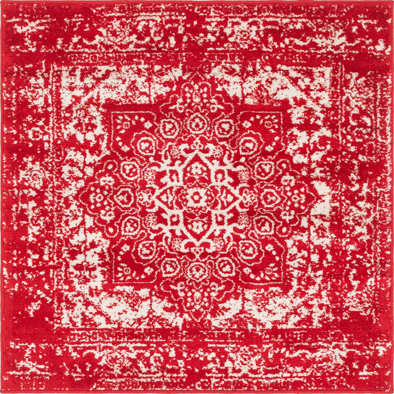 Oriental Area Rug, Square 122cm