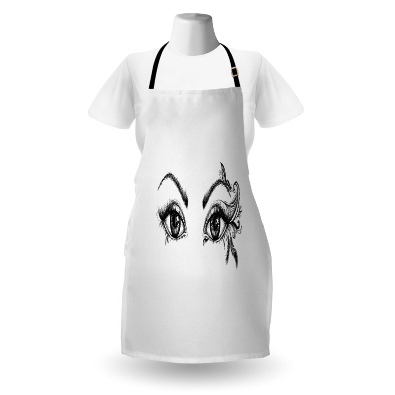 No Pattern Bib Apron