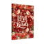 Motif de fond floral en bois pour la Saint-Valentin-613268109