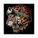 Tiger Helm in Colour by Bioworkz - Wrapped Canvas Graphic Art