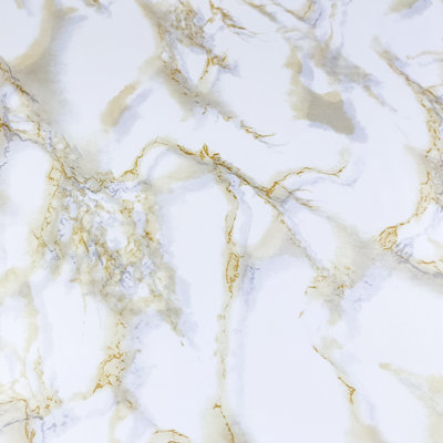 Rouleau de papier peint adhésif beige foncé, brun L 18 pi x l 18 po