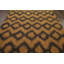 Tapis de la zone en laine jaune 9 pi 10 po x 13 pi 1 po à main one-of-kind-noué la 2010 Senac