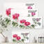 Trois pivoines rétro - reproduction sur toile-59708401-59708402
