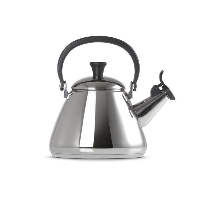 Le Creuset Kone Kettle with Fixed Whistle 1.6L, Stainless Steel
