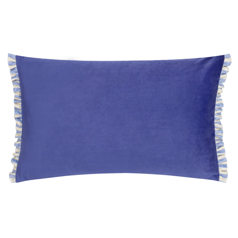 Araya Striped Rectangular Lumbar Cushion, Blue