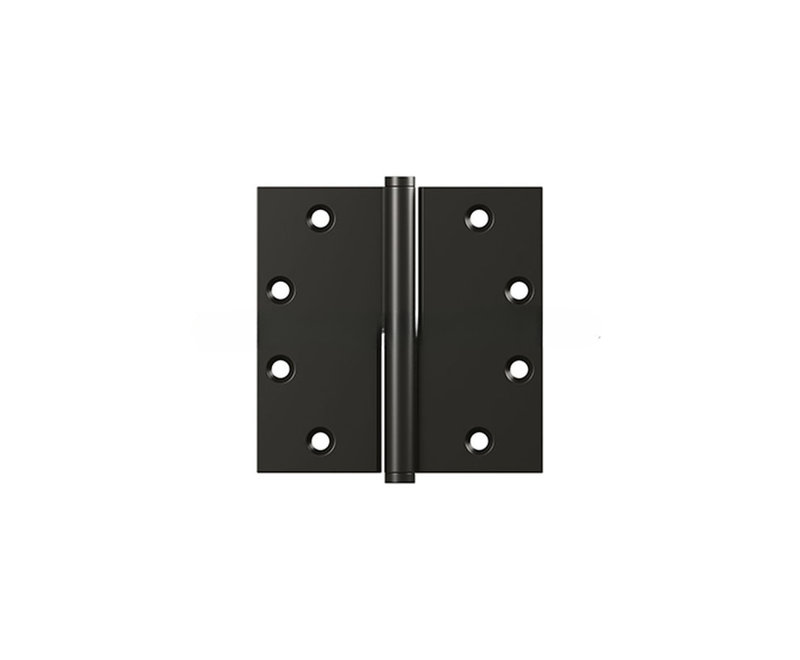 Deltana DSBLO4510B-LH Charnière carrée à décollement carré 4 po x 4 1/2 po à finition gauche bronze huilé