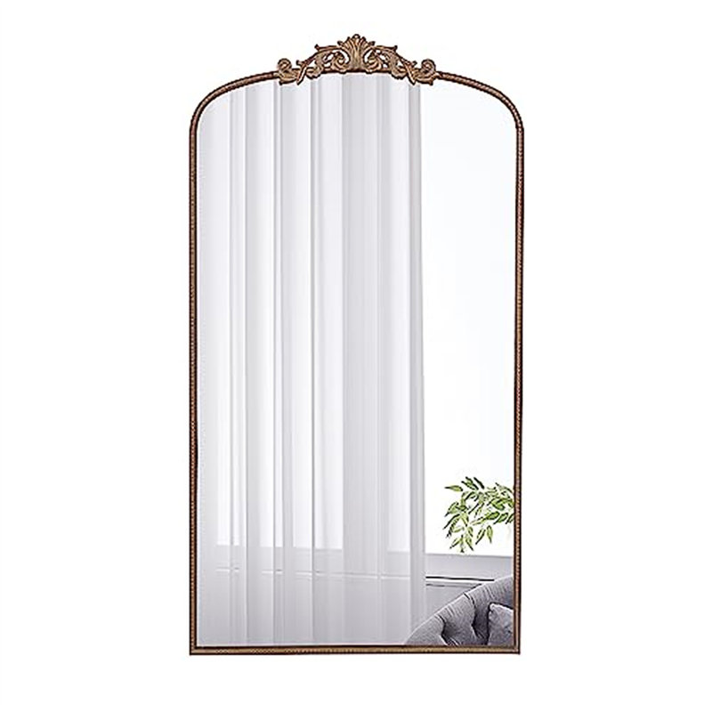 Arch Mirror Baroque, Gold, 66" X 36"