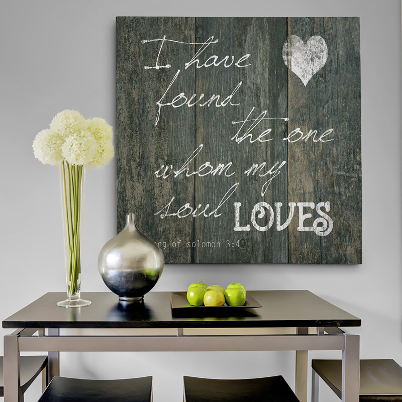 «Soloman 3: 4», reproduction d'art textuel, H 24 po x l 24 po x P 1,5 po, Toile tendue