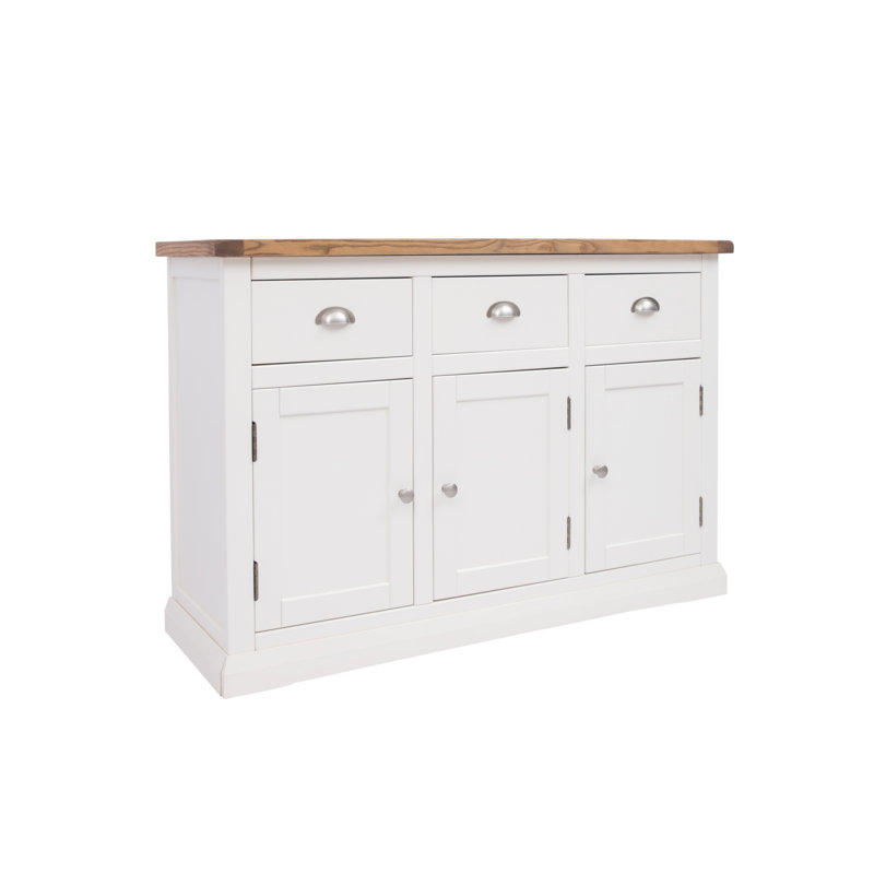 Valle 120cm Sideboard, Off White/Chrome