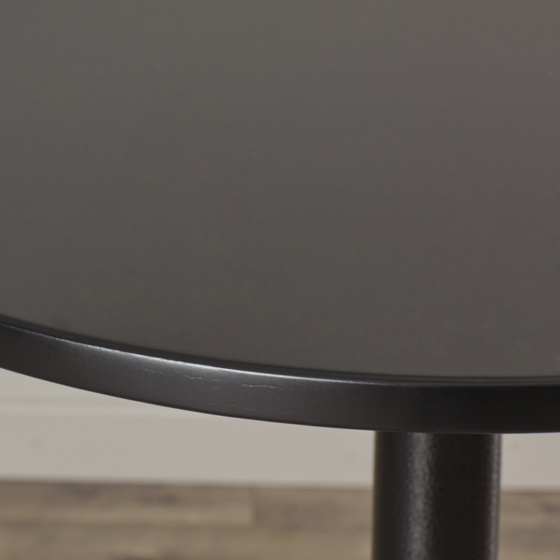 Mervela Round with Steel Base Dining Table