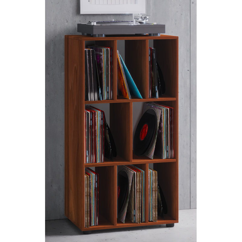 Toucha 114cm H x 60cm W Cube Bookcase, Brown